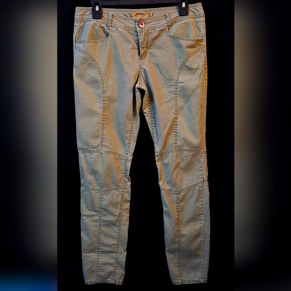 Jou Jou Tan Cargo Pants Slim Fit